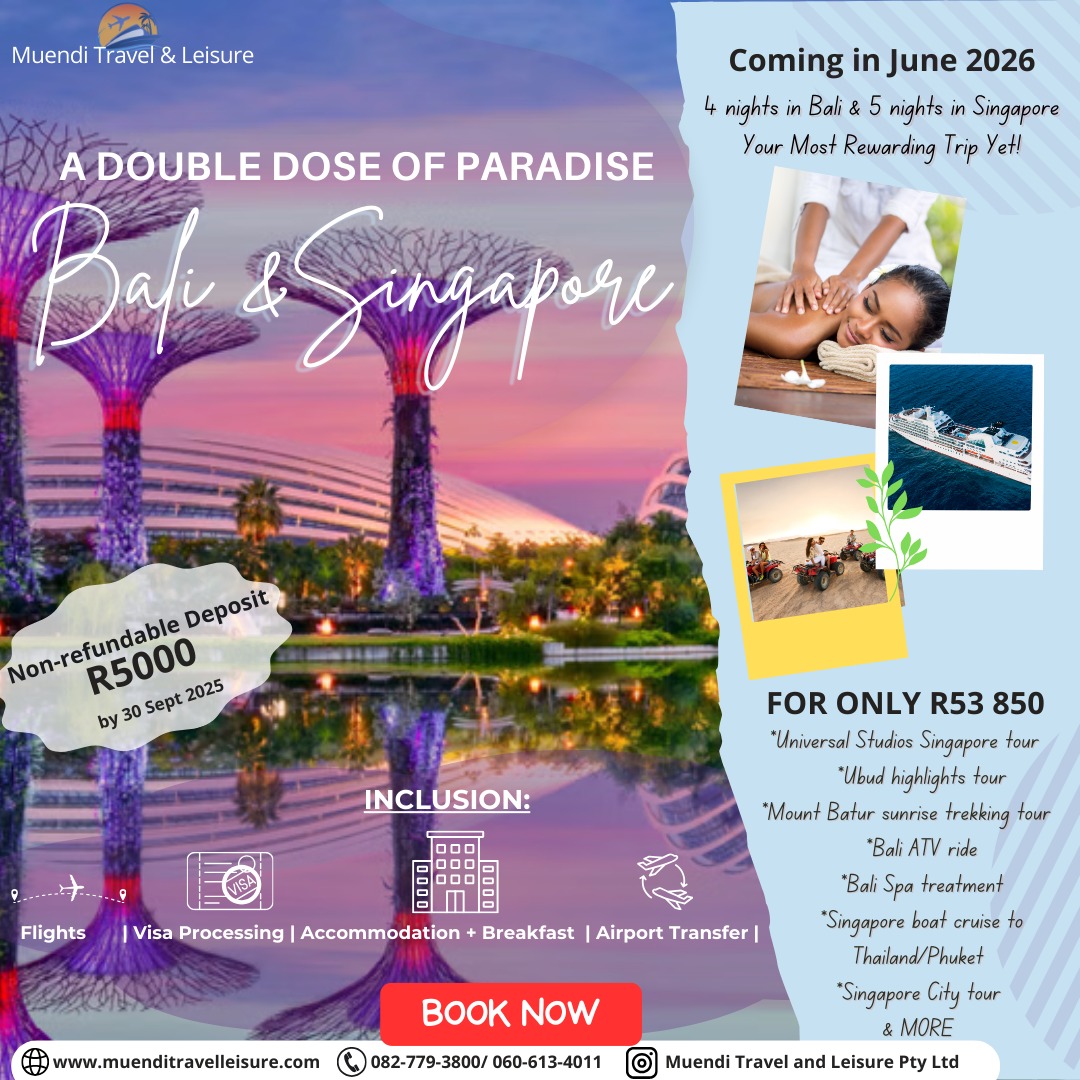 Bali and Singapore